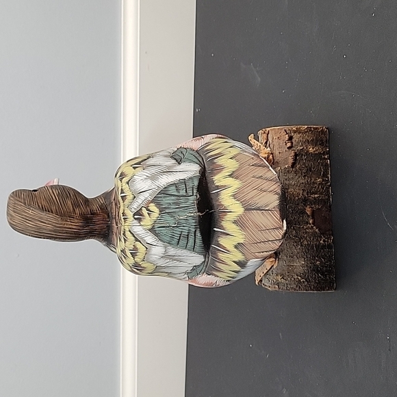 Wooden Duck Decoy Figurine Statue Painted - Picture 8 of 13